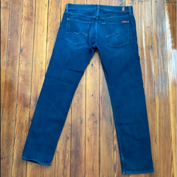 7 for All Mankind Mens Standard stretch Jeans sz34 - Picture 4 of 8